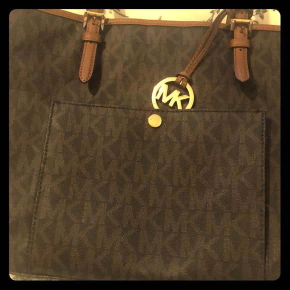 Michael Kors Brown Tote Bag - Picture 1 of 8